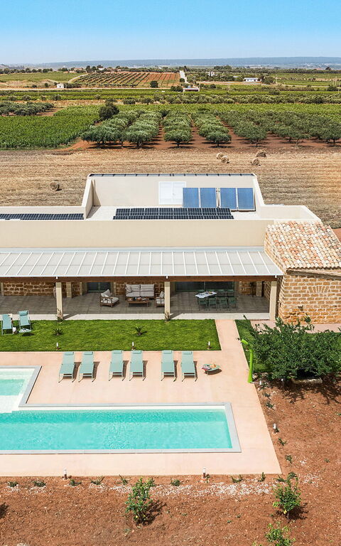 Villa Cavalè: all'aperto, Esterni, Giardino, Piscina, Vista Panoramica