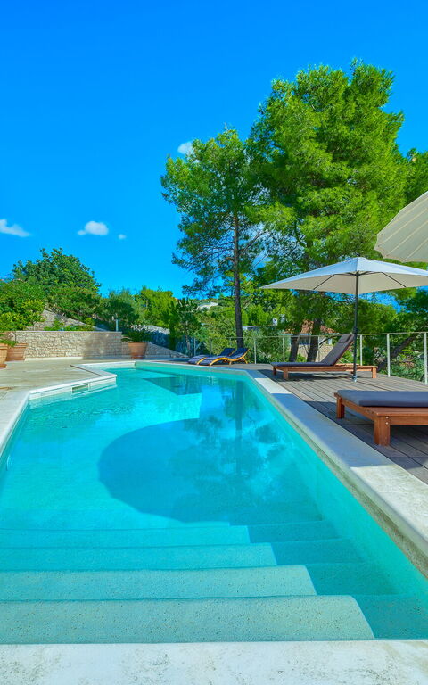 Villa Pine Haven: all'aperto, Esterni, Piscina