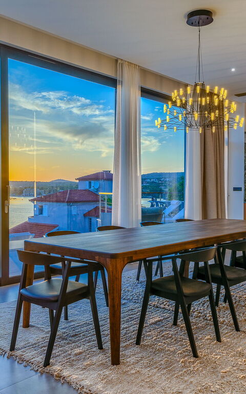 Villa Allina: Cucina, Sala da pranzo, Soggiorno