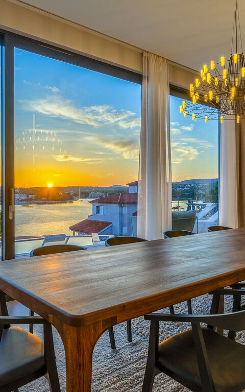 Villa Allina: Cucina, Sala da pranzo