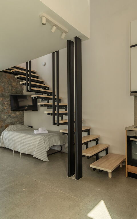 Venetian Villa: Cucina, Soggiorno