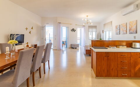 Alloggio Christianna Apartments 1: Cucina, Sala da pranzo, Soggiorno