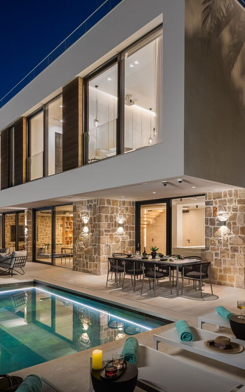 Villa Olive Vista 2: all'aperto, Balcone / Terrazza / Patio, Esterni, Piscina