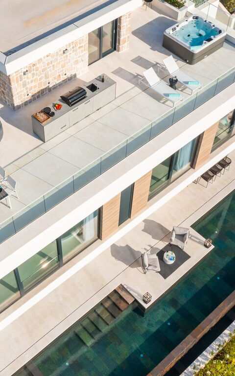 Villa Olive Vista 2: all'aperto, Balcone / Terrazza / Patio, Esterni, Piscina