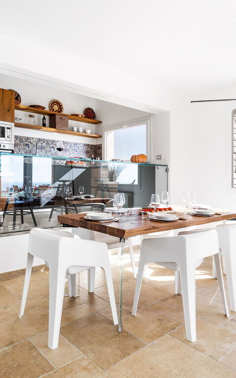 Villa Erakle: Sala da pranzo