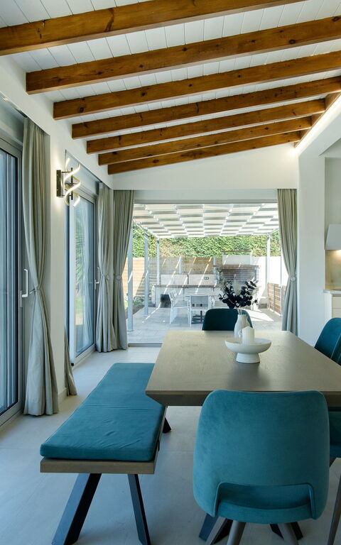 Villa Aurora Blue: Sala da pranzo