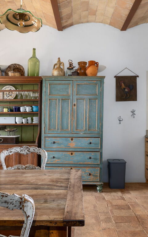 Casale Delle Mele: Cucina, Sala da pranzo