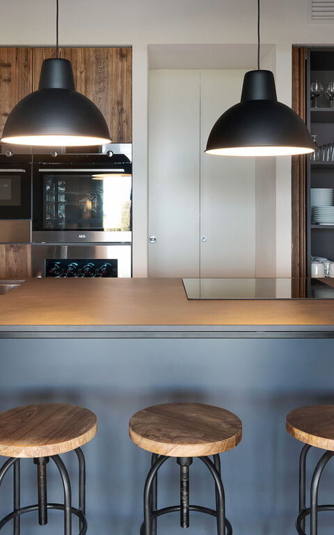 Villa Zigulì: Cucina, Sala da pranzo