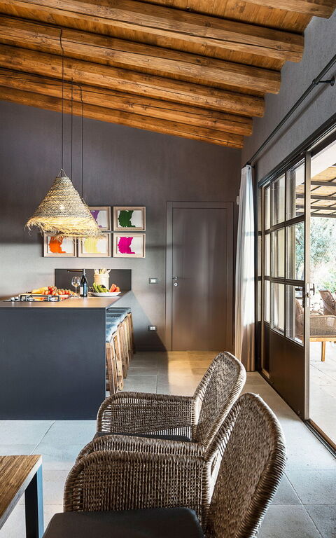 Villa Zigulotto: Cucina, Soggiorno