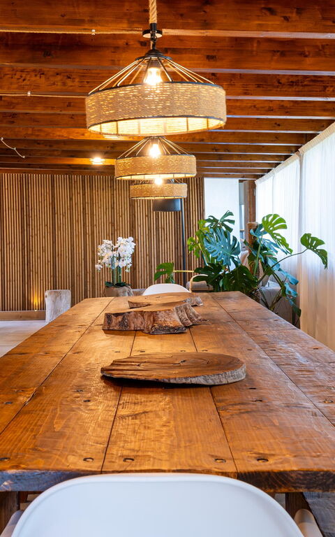 Villa Sole Tra i Ginepri: Sala da pranzo, Soggiorno