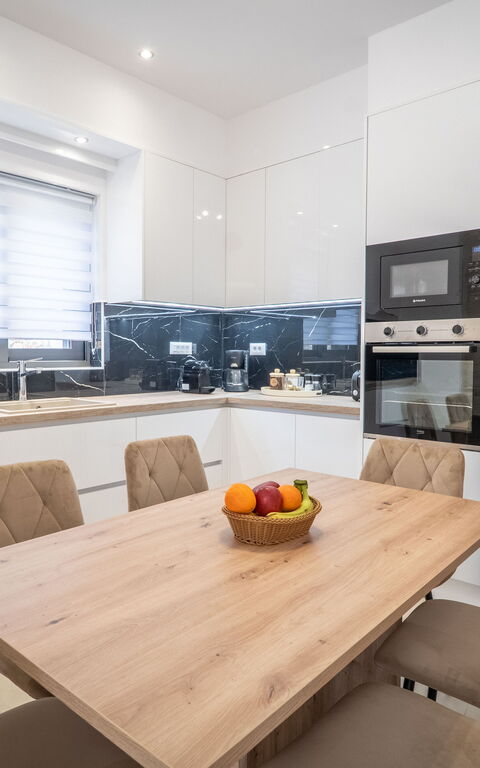 Villa Blini: Cucina, Sala da pranzo