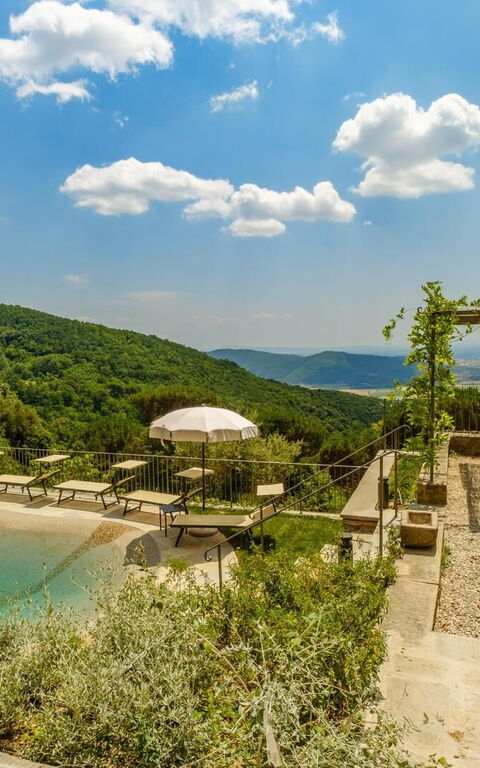 Villa Laparelli Pitti: all'aperto, Esterni, Piscina