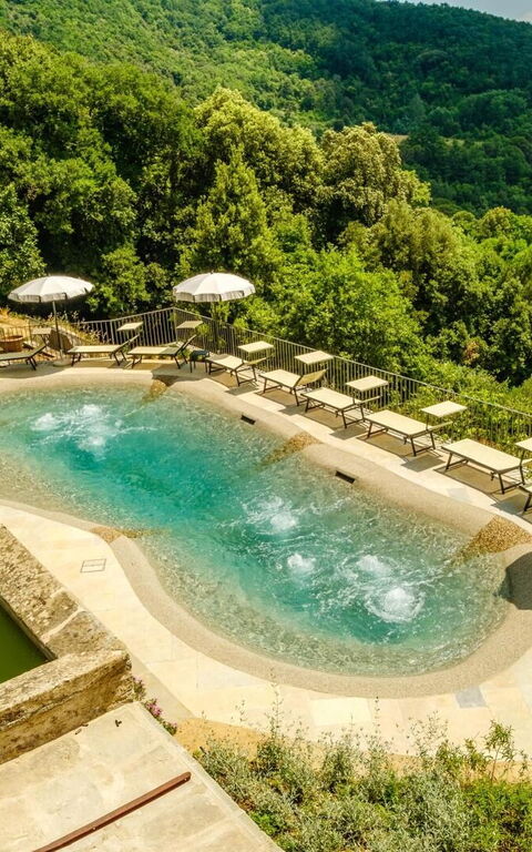 Villa Laparelli Pitti: all'aperto, Esterni, Piscina