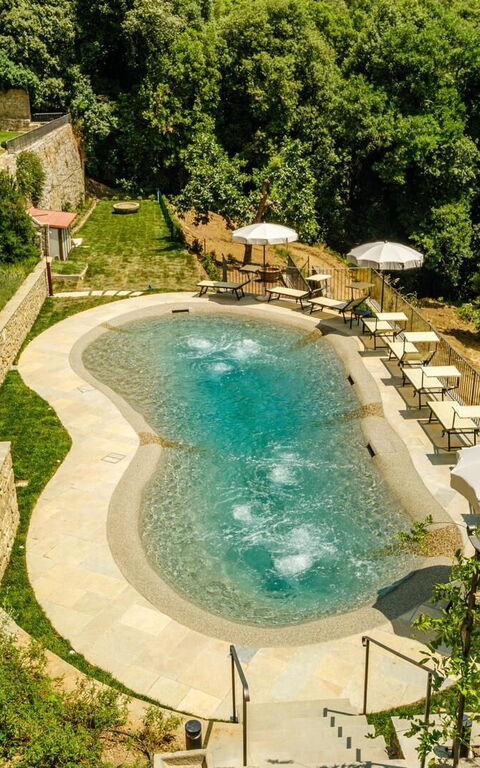 Villa Laparelli Pitti: all'aperto, Esterni, Piscina