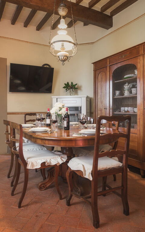 Villa Laparelli Pitti: Sala da pranzo