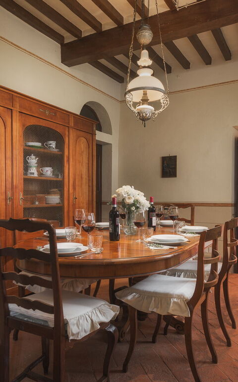 Villa Laparelli Pitti: Sala da pranzo