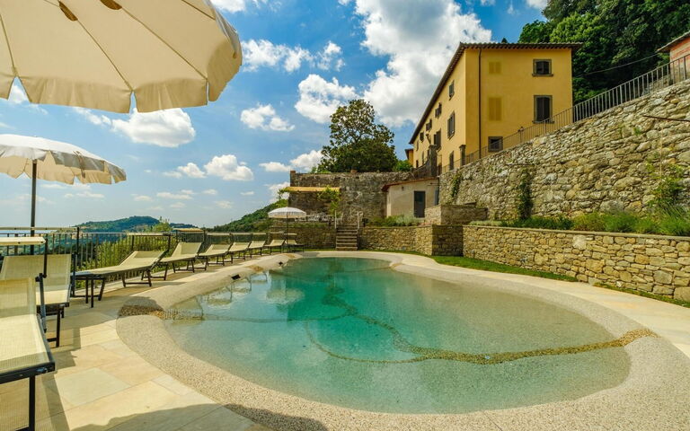 Villa Laparelli Pitti: all'aperto, Esterni, Piscina