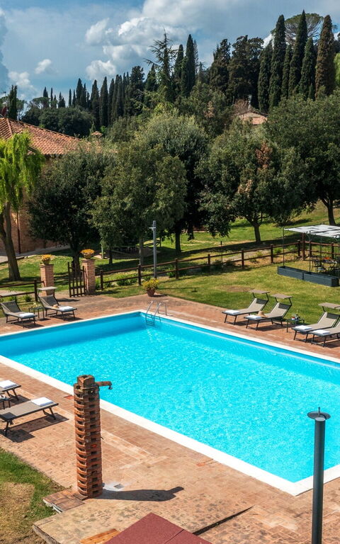 Villa la Contea: all'aperto, Esterni, Giardino, Piscina