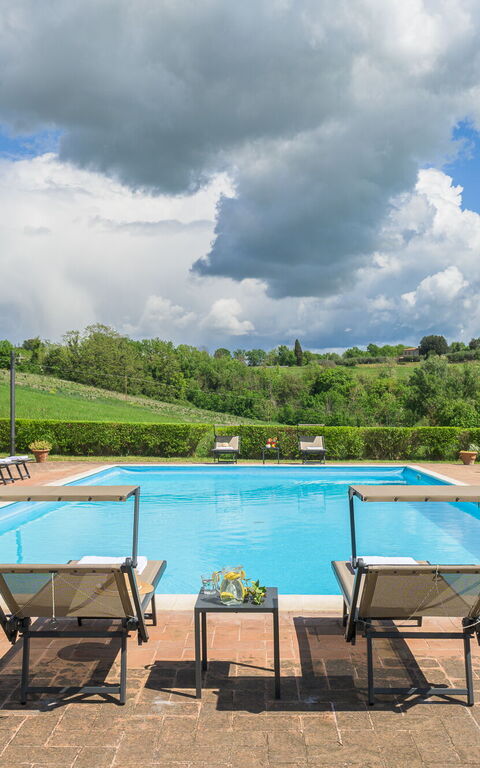 Villa la Contea: all'aperto, Esterni, Piscina, Vista Panoramica
