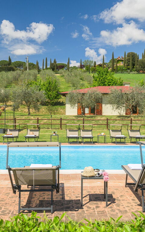 Villa la Contea: all'aperto, Esterni, Piscina, Vista Panoramica