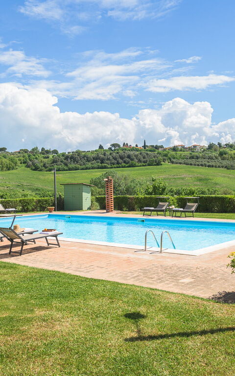 Villa la Contea: all'aperto, Esterni, Giardino, Piscina, Vista Panoramica