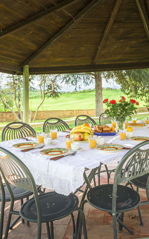 Villa la Contea: all'aperto, Esterni