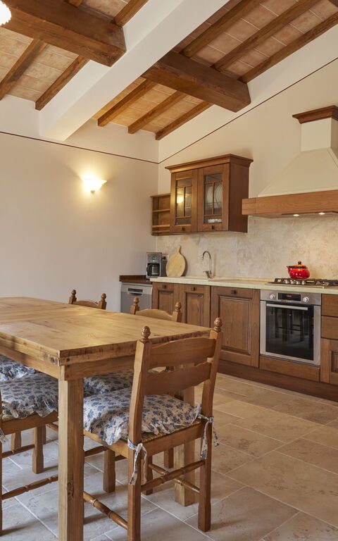 Villa Vigneto: Cucina, Sala da pranzo