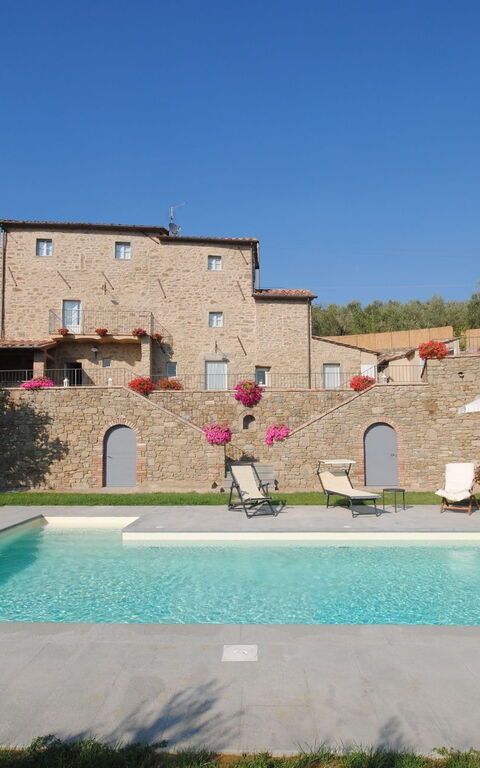 Villa Le Corchie: all'aperto, Esterni, Piscina