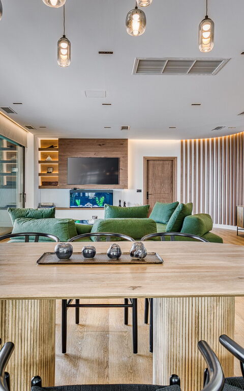 Villa Dominante: Sala da pranzo, Soggiorno