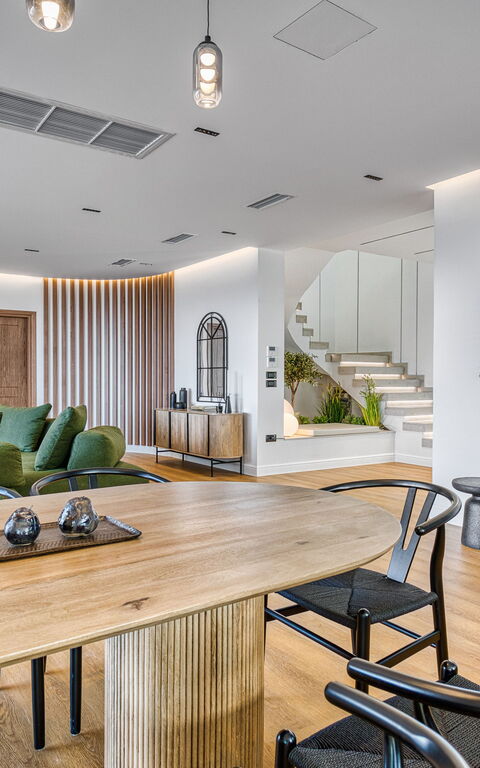 Villa Dominante: Sala da pranzo, Soggiorno