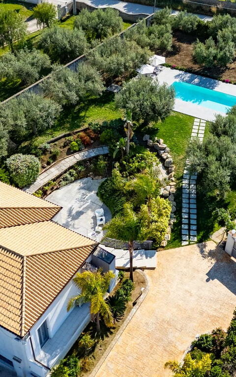 Villa Virginia: Piscina, Vista Panoramica