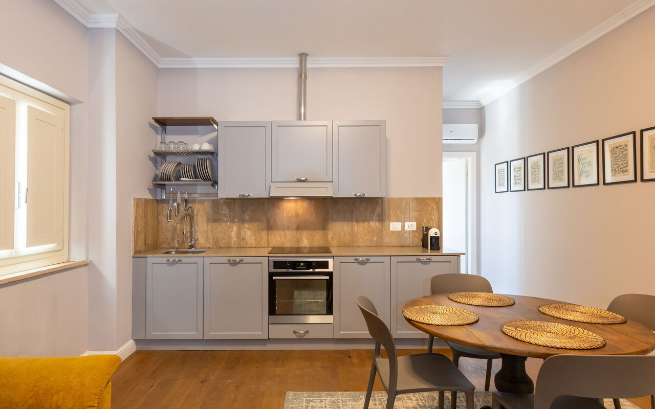 Alloggio Borgo Ariano 20: Cucina, Sala da pranzo