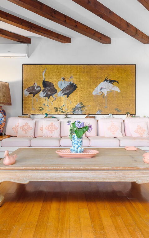 Villa Silenis: Soggiorno