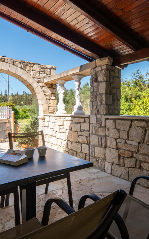 Villa Nikolas: all'aperto, Balcone / Terrazza / Patio, Esterni