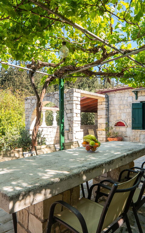 Villa Nikolas: all'aperto, Balcone / Terrazza / Patio, Esterni