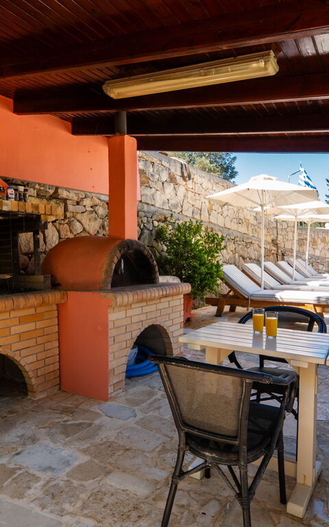 Villa Nikolas: all'aperto, Balcone / Terrazza / Patio, Esterni
