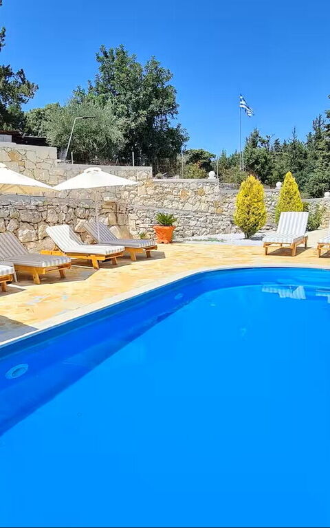 Villa Nikolas: Esterni, Piscina