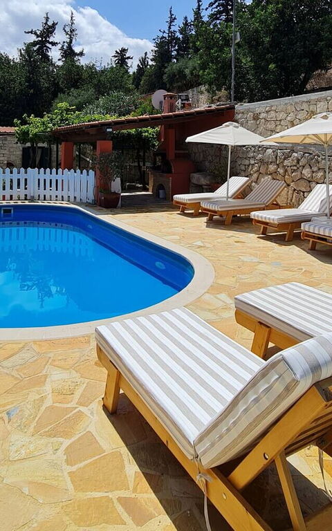 Villa Nikolas: Esterni, Piscina