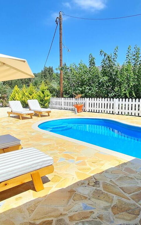 Villa Nikolas: Esterni, Piscina