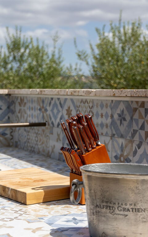 Villa Silvia: all'aperto, Esterni