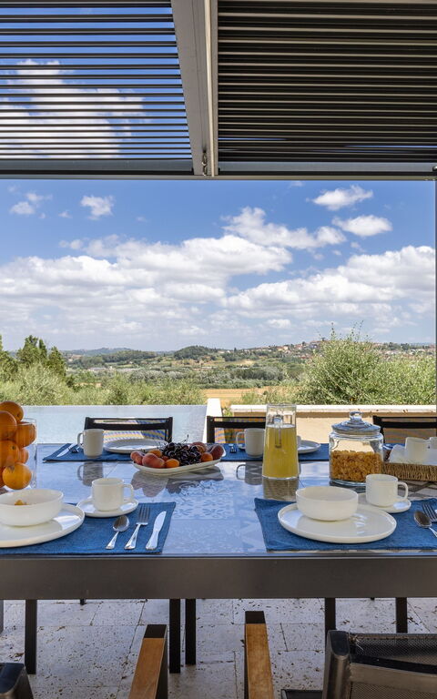 Villa Silvia: Balcone / Terrazza / Patio, Esterni, Piscina, Vista Panoramica