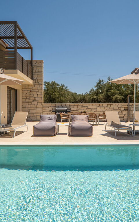 Villa Zen Chrysi: all'aperto, Esterni, Piscina