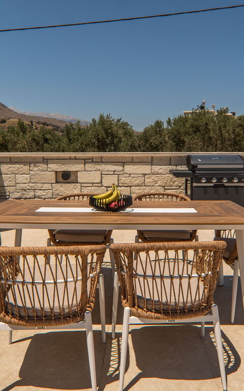 Villa Zen Chrysi: all'aperto, Balcone / Terrazza / Patio, Esterni