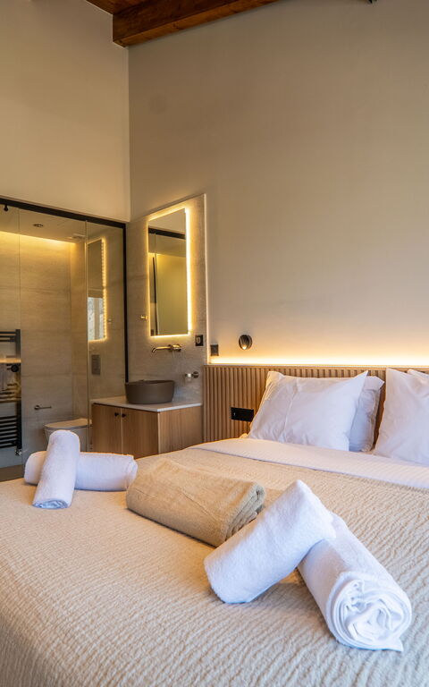 Villa Zen Chrysi: Camera da letto