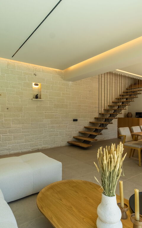 Villa Zen Chrysi: Sala da pranzo, Soggiorno