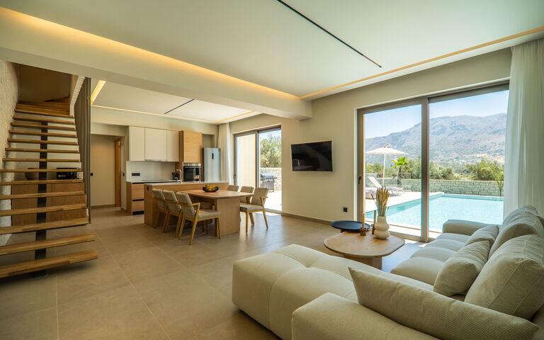Villa Zen Chrysi: Sala da pranzo, Soggiorno