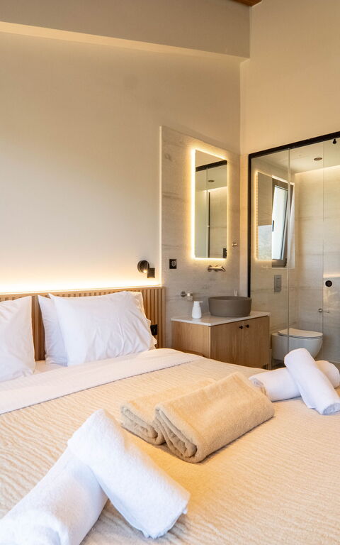 Villa Zen Aphrodite: Bagno, Camera da letto