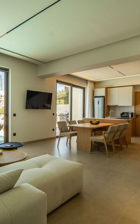 Villa Zen Hephaistos: Sala da pranzo, Soggiorno