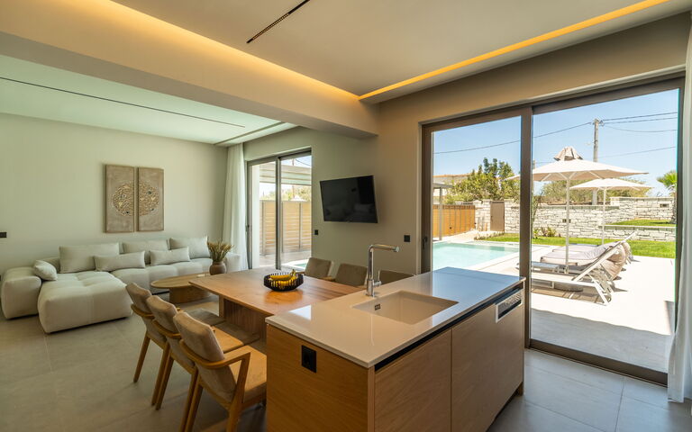 Villa Zen Hephaistos: Sala da pranzo, Soggiorno