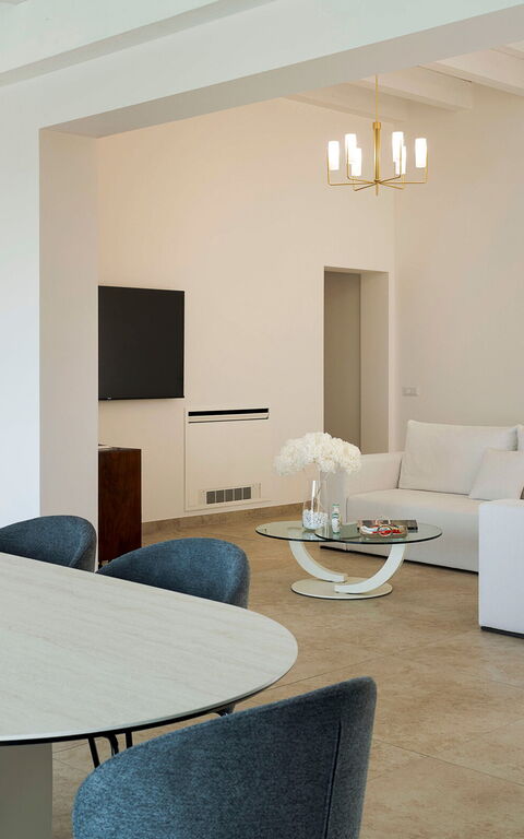 Netina Domus: Sala da pranzo, Soggiorno